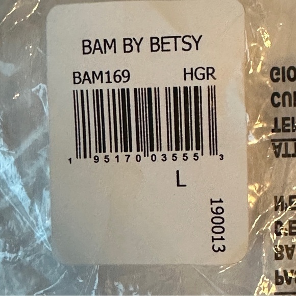 Bam BY BETSY ADAM SHORT SLEEVE ATTACHED FACE MASK T-SHIRT SZ L GRAY - Picture 9 of 11